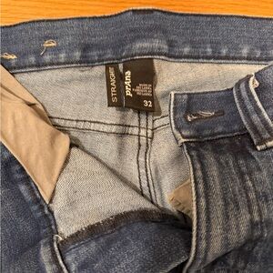 Prana Feener Blue Denim Straight Leg Pants